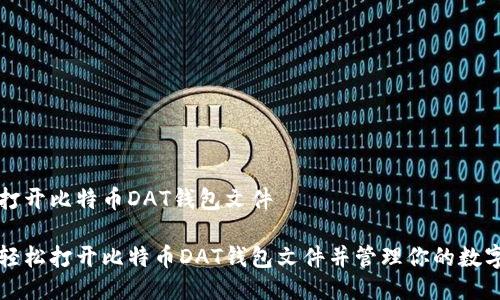 如何打开比特币DAT钱包文件

如何轻松打开比特币DAT钱包文件并管理你的数字资产